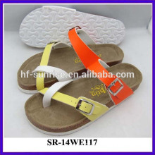 New arrival-Ladies confortable wholesale slippers cork sole slipper slippers lady
